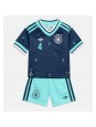 Německo Jonathan Tah #4 Venkovní dres pro děti MS 2026 Krátký Rukáv (+ trenýrky)